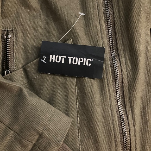 Star Wars Rogue One M Jyn Erso Cosplay Rebel Alliance Cropped Jacket Hot Topic - Picture 11 of 11